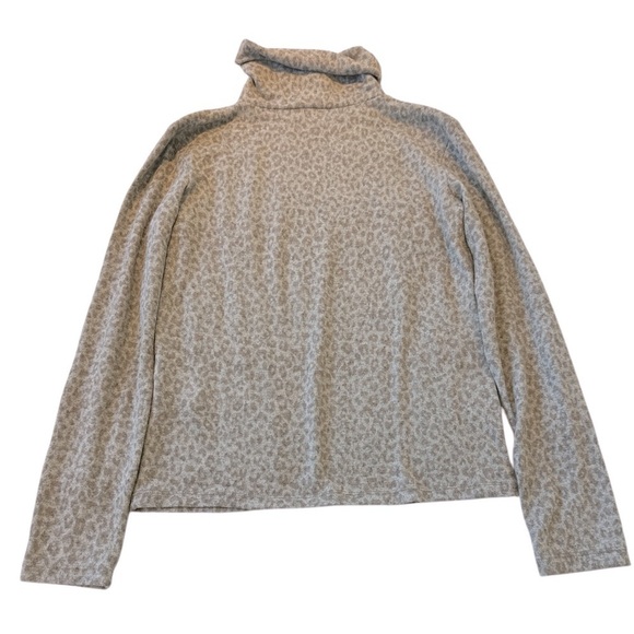 NWT Zara Leopard Print Soft Touch Turtleneck Sweater - Picture 8 of 11